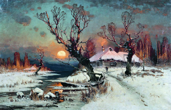 Julius Sergius von Klever - Winter Sun Dawn, 1891